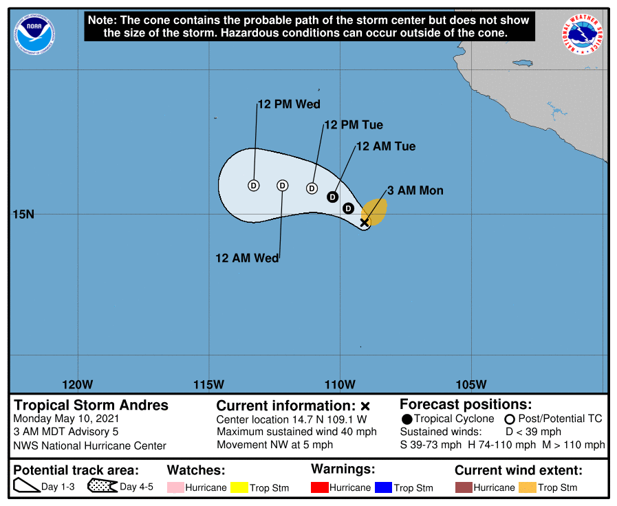 Tropical Storm Andres